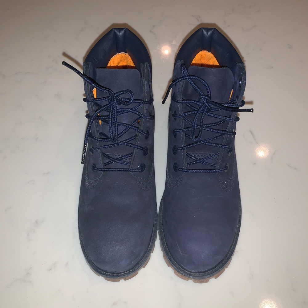 Timberland navy blue boot